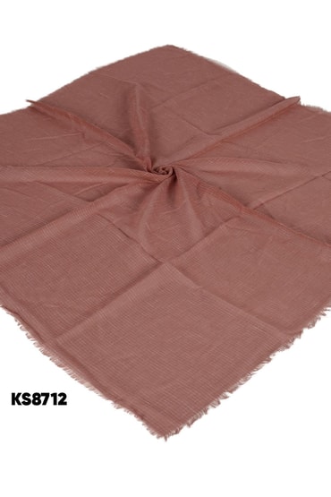 Kampanyalı Desenli Flamlı Eşarp KS8712-2612KS8712-2612