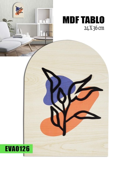 Kampanyalı Mdf tablo 25x32cm Eva0126-32602Eva0126-32602