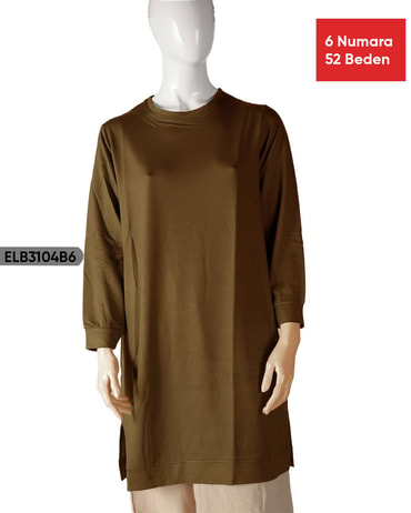 Kristal Düz Renk Penye-Tunik ELB3104B6-PK0114ELB3104B6