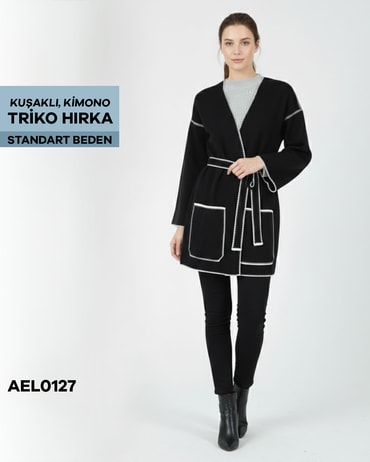 KUŞAKLI KİMANO TRİKO HIRKA Standart AEL0127-21811AEL0127