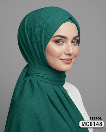 MİO CAZZ EŞARP 100*100 cm Petrol MC0148-2112MC0148