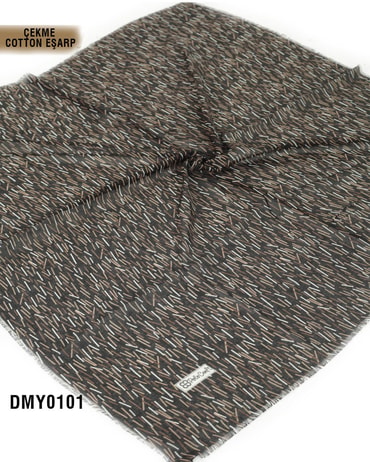 POLO CRAFT Çekme Pamuk Eşarp 100*100cm  DMY0101-3101DMY0101
