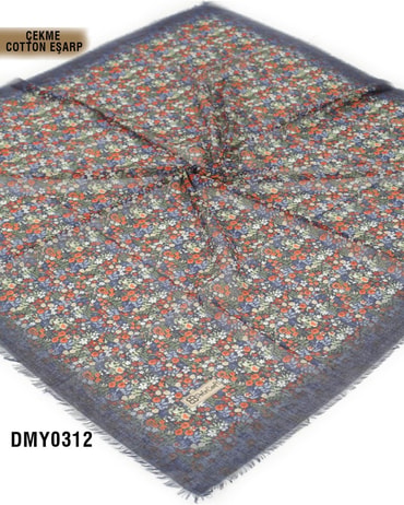 POLO CRAFT Çekme Pamuk Eşarp 100*100cm  DMY0312-2924DMY0312
