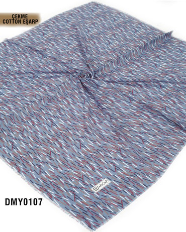 POLO CRAFT Çekme Pamuk Eşarp 100*100cm  DMY0107-3107DMY0107