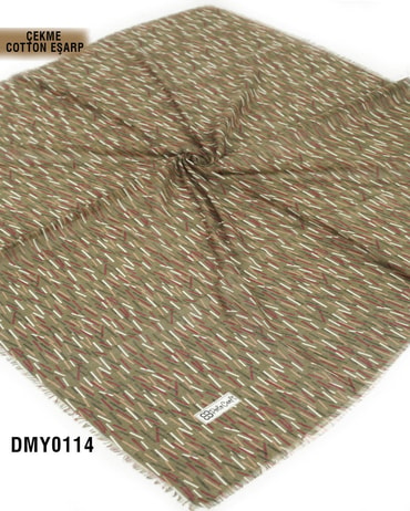 POLO CRAFT Çekme Pamuk Eşarp 100*100cm  DMY0114-3115DMY0114