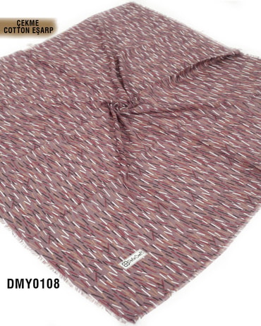 POLO CRAFT Çekme Pamuk Eşarp 100*100cm  DMY0108-3108DMY0108