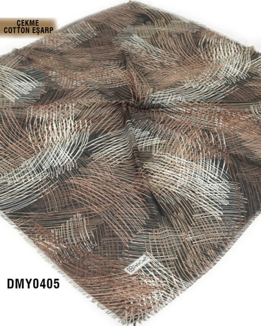 POLO CRAFT Çekme Pamuk Eşarp 100*100cm  DMY0405-2819DMY0405