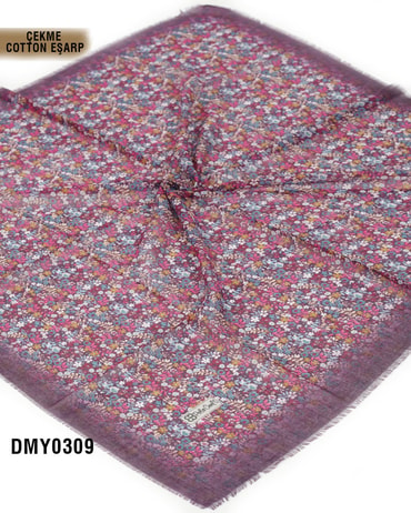 POLO CRAFT Çekme Pamuk Eşarp 100*100cm  DMY0309-2917DMY0309