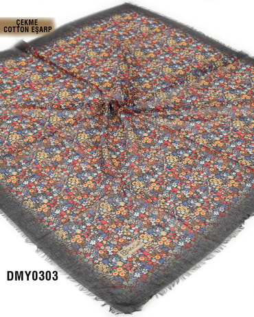 POLO CRAFT Çekme Pamuk Eşarp 100*100cm  DMY0303-2904DMY0303