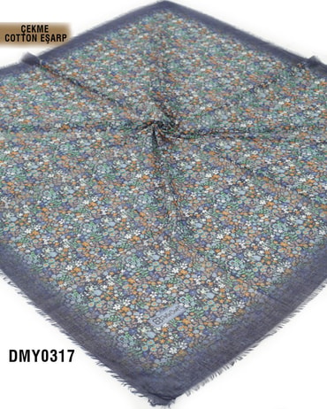 POLO CRAFT Çekme Pamuk Eşarp 100*100cm  DMY0317-2933DMY0317