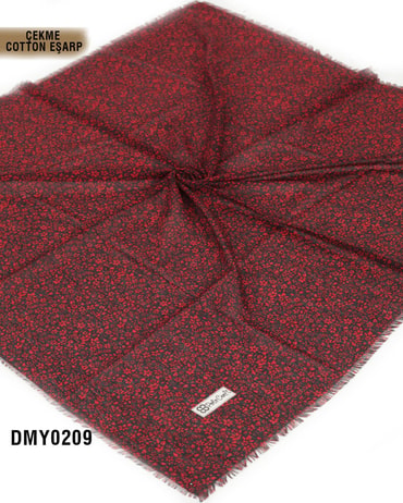POLO CRAFT Çekme Pamuk Eşarp 100*100cm  DMY0209-3132DMY0209