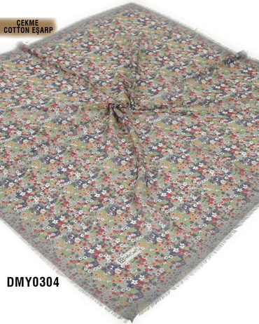 POLO CRAFT Çekme Pamuk Eşarp 100*100cm  DMY0304-2906DMY0304