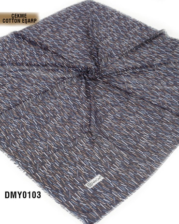 POLO CRAFT Çekme Pamuk Eşarp 100*100cm  DMY0103-3103DMY0103