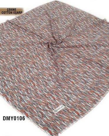 POLO CRAFT Çekme Pamuk Eşarp 100*100cm  DMY0106-3106DMY0106