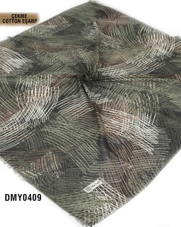 POLO CRAFT Çekme Pamuk Eşarp 100*100cm  DMY0409-2823DMY0409