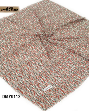 POLO CRAFT Çekme Pamuk Eşarp 100*100cm  DMY0112-3112DMY0112