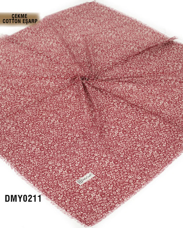 POLO CRAFT Çekme Pamuk Eşarp 100*100cm  DMY0211-3134DMY0211