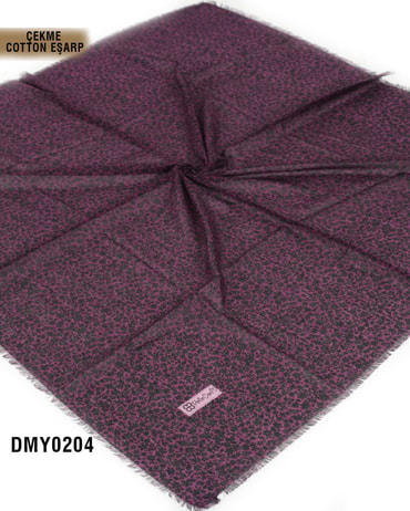 POLO CRAFT Çekme Pamuk Eşarp 100*100cm  DMY0204-3124DMY0204