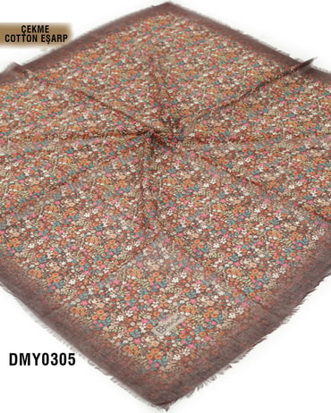 POLO CRAFT Çekme Pamuk Eşarp 100*100cm  DMY0305-2908DMY0305