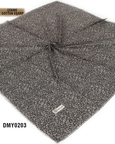 POLO CRAFT Çekme Pamuk Eşarp 100*100cm  DMY0203-3122DMY0203
