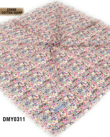 POLO CRAFT Çekme Pamuk Eşarp 100*100cm  DMY0311-2922DMY0311