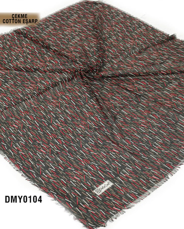 POLO CRAFT Çekme Pamuk Eşarp 100*100cm  DMY0104-3104DMY0104