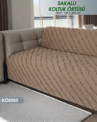 Sakallı KOLTUK Örtüsü Ebat= 165cm*205cm-KÖ0505KÖ0505