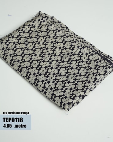 TEK En Pamuk Viskon Parça Kumaş TEP0118-18TEP0118