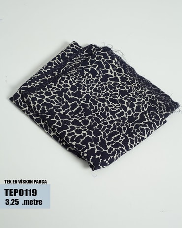 TEK En Pamuk Viskon Parça Kumaş TEP0119-19TEP0119