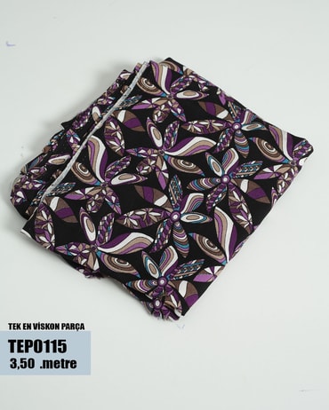 TEK En Pamuk Viskon Parça Kumaş TEP0115-15TEP0115
