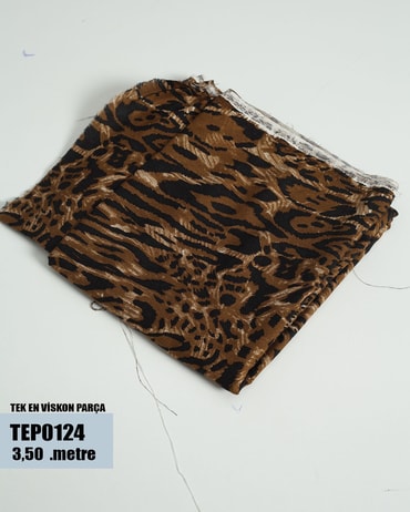 TEK En Pamuk Viskon Parça Kumaş TEP0124-24TEP0124
