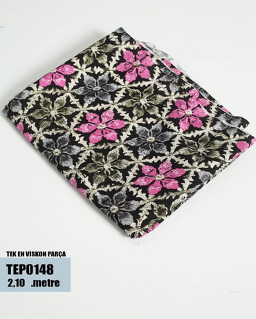 TEK En Pamuk Viskon Parça Kumaş TEP0148-48TEP0148