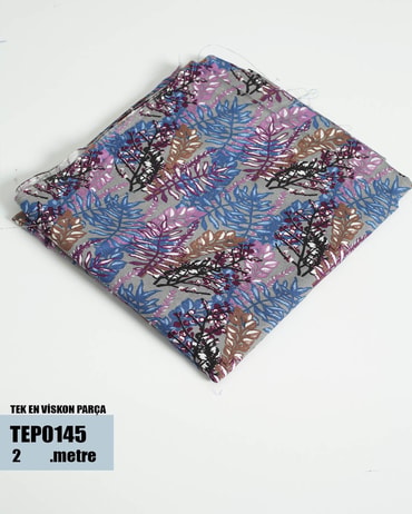 TEK En Pamuk Viskon Parça Kumaş TEP0145-45TEP0145