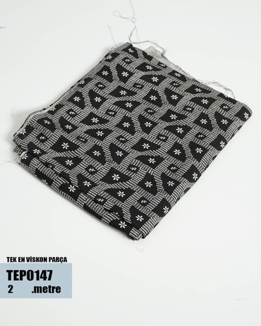 TEK En Pamuk Viskon Parça Kumaş TEP0147-47TEP0147