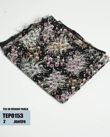 TEK En Pamuk Viskon Parça Kumaş TEP0153-53TEP0153