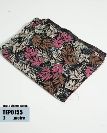 TEK En Pamuk Viskon Parça Kumaş TEP0155-55TEP0155