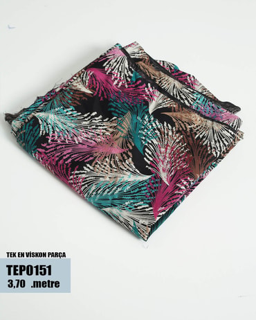 TEK En Pamuk Viskon Parça Kumaş TEP0151-51TEP0151