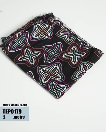 TEK En Pamuk Viskon Parça Kumaş TEP0179-79TEP0179