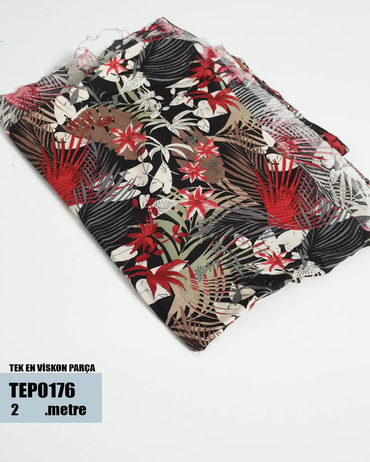 TEK En Pamuk Viskon Parça Kumaş TEP0176-76TEP0176