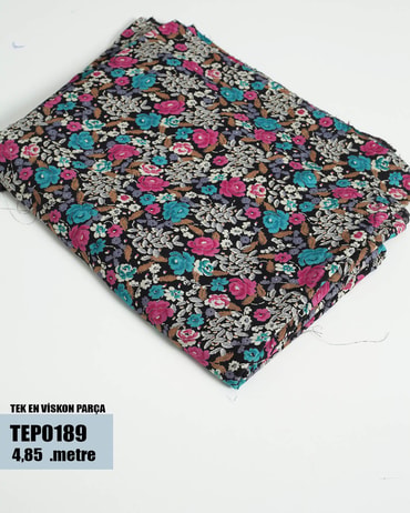 TEK En Pamuk Viskon Parça Kumaş TEP0189-89TEP0189