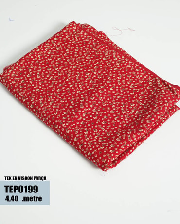 TEK En Pamuk Viskon Parça Kumaş TEP0199-99TEP0199