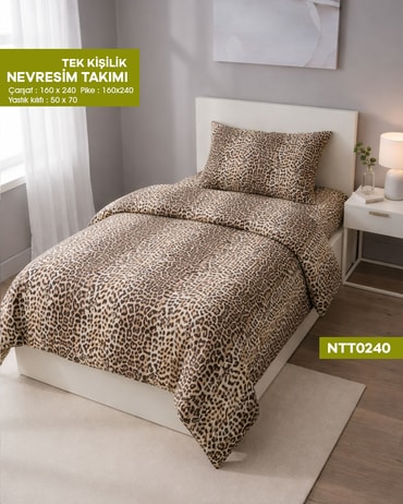 TEK KİŞİLİK RANFORCE NEVRESİM TAKIMI NTT0240-31802NTT0240