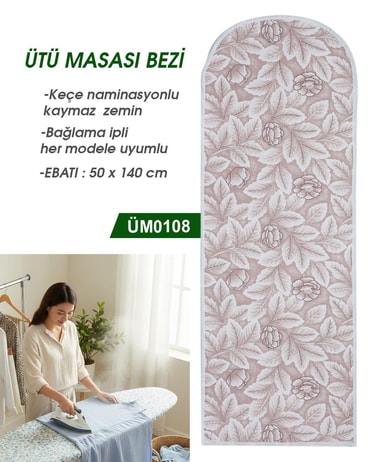 Ütümasası Örtüsü Keçeli ve İpli 50*140cm ÜM0108-8ÜM0108