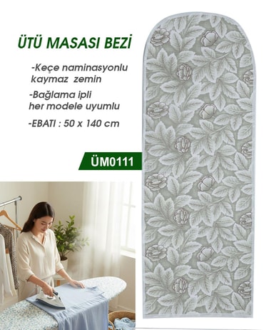 Ütümasası Örtüsü Keçeli ve İpli 50*140cm ÜM0111-11ÜM0111