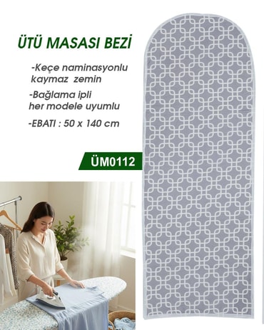 Ütümasası Örtüsü Keçeli ve İpli 50*140cm ÜM0112-12ÜM0112