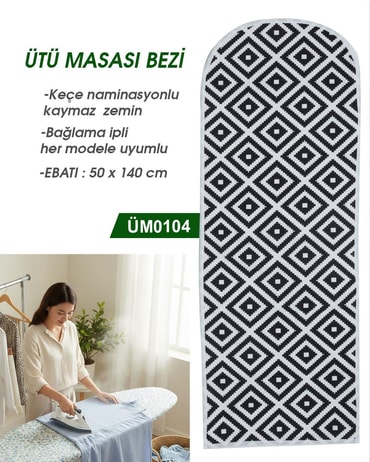 Ütümasası Örtüsü Keçeli ve İpli 50*140cm ÜM0104-4ÜM0104