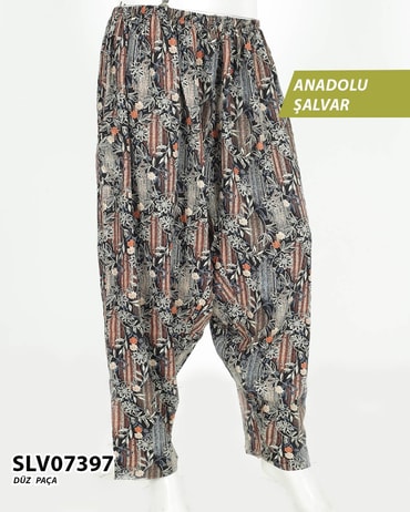 Viskon Düz Paça Anadolu Şalvar (cepli) SLV07397-1333SLV07397