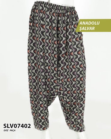 Viskon Düz Paça Anadolu Şalvar (cepli) SLV07402-1204SLV07402