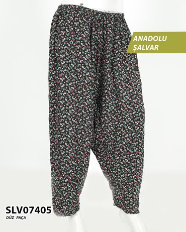 Viskon Düz Paça Anadolu Şalvar (cepli) SLV07405-1207SLV07405