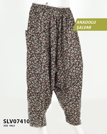 Viskon Düz Paça Anadolu Şalvar (cepli) SLV07410-1214SLV07410